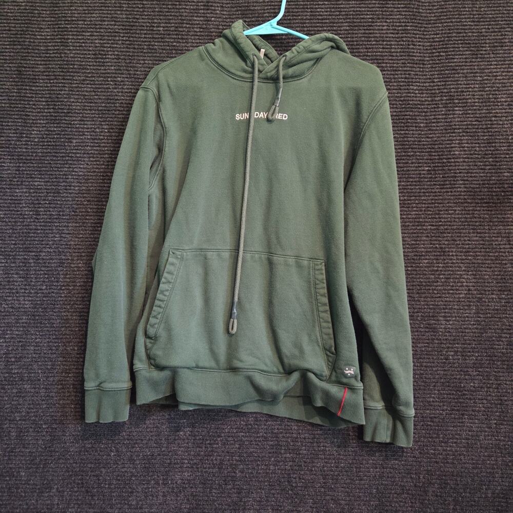 Sunday Red Tiger Woods Mens Medium Green Golf Pullover Hoodie Sweatshirt
